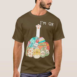 Niedliche Osterhase Kaninchen in Egg im Ok T-Shirt