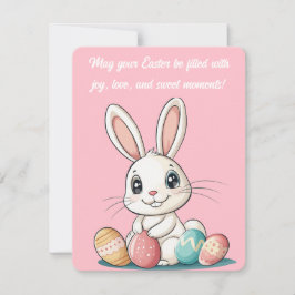 Niedliche Osterkarte - Adorable Ostereier Feiertagskarte