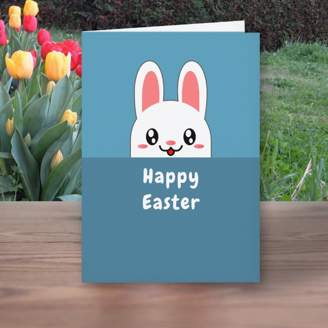 Niedliche Osterkarte Dankeskarte (Cute Bunny Easter Card)