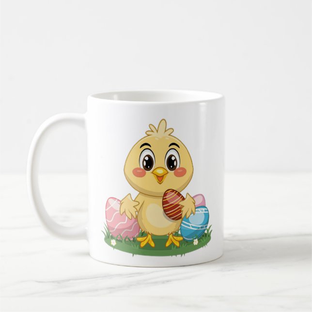 Niedliche Osterkeule Kaffeetasse (Links)