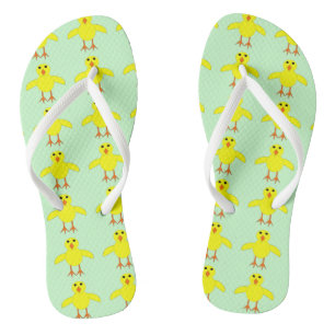 Niedliche Osterkicherflecken Flip Flops