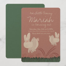 Niedliche Ostern 1. Geburtstag Hand Drawn Kraft