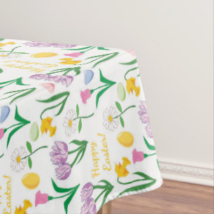 Niedliche Osternblumenmuster Feiertagstischdecke Tischdecke