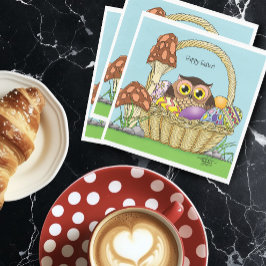 Niedliche Osterschale Serviette