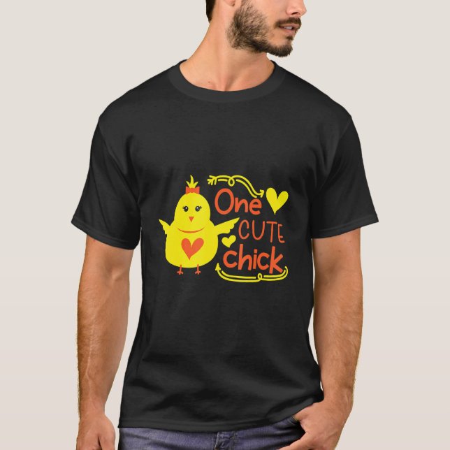 Niedliche Osterstäbchen T-Shirt (Vorderseite)