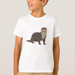 Niedliche Otter-Illustration T-Shirt