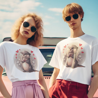 niedliche Otter-Liebe T-Shirt