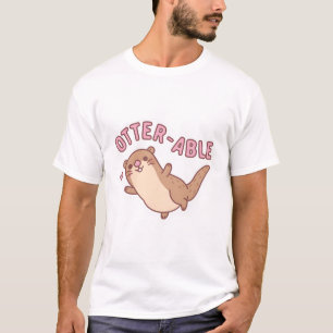 Niedliche Otter-Otterblüte T-Shirt