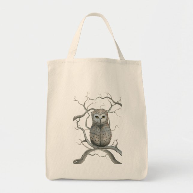 Niedliche Owl Grocertasche Tragetasche (Vorne)