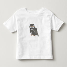 Niedliche Owl Illustration Kleinkind T-shirt