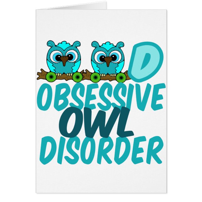 Niedliche Owl Lover Card (Vorne)