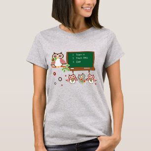 Niedliche Owls Design T - Shirt für Lehrer