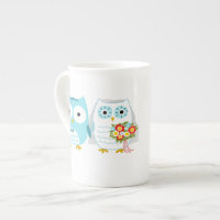Niedliche Owls Hochzeitskuppel mit individuellem T