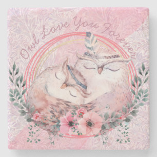 Niedliche Owls Steinuntersetzer