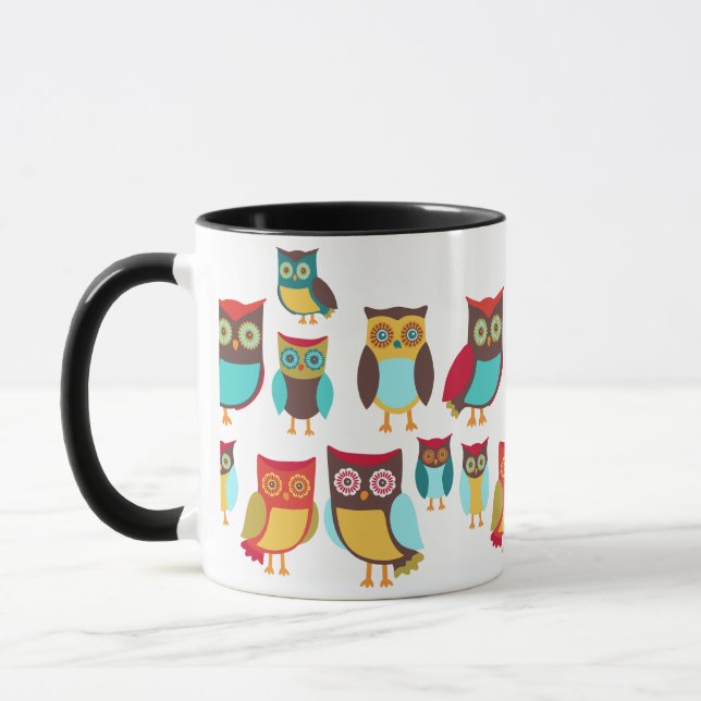 Niedliche Owls Tasse (Links)