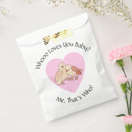 Niedliche Owls Wer Lieben Sie Baby? Babyparty Geschenktütchen