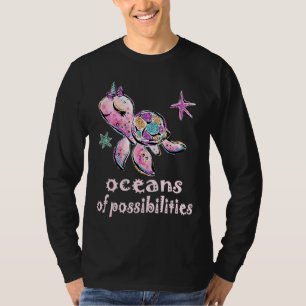 Niedliche Ozeane mit Möglichkeiten Sommerlesen 202 T-Shirt