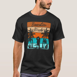 Niedliche Paare Ausflug Vintag Retro Sommersaison T-Shirt