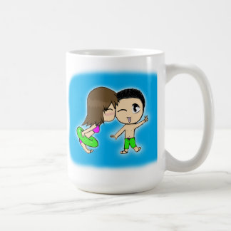 Niedliche Paare Kaffeetasse
