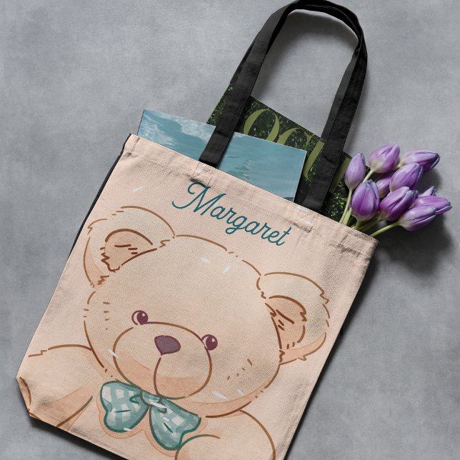 Niedliche pachelrosa Teddy-Tasche (Von Creator hochgeladen)