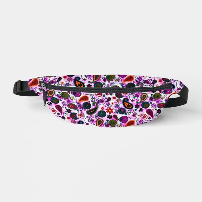 Niedliche Paisley-Muster Bauchtasche (Vorderseite)