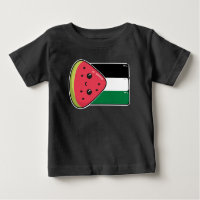 Niedliche Palästinafahne mit wassermelonfreiem Pal