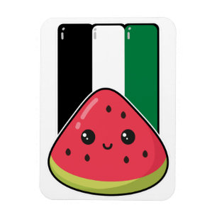 Niedliche Palästinafahne mit wassermelonfreiem Pal Magnet