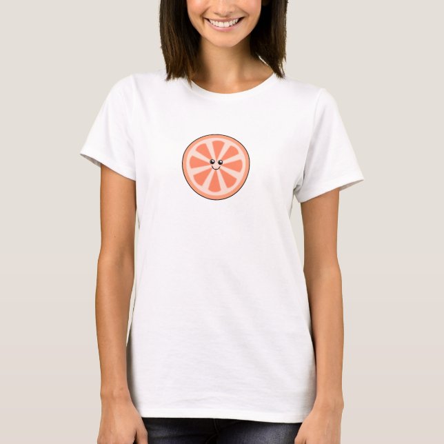 Niedliche Pampelmuse T-Shirt (Vorderseite)