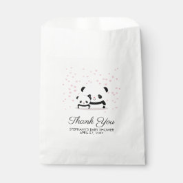 Niedliche Panda Baby Dusche Danke Bag Geschenktütchen