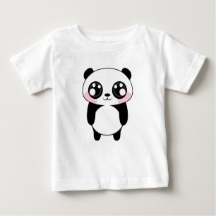 Niedliche Panda-Bärn-Illustration Baby T-shirt