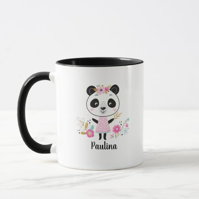 Niedliche Panda Bear Tasse (Links)