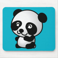 Niedliche Panda-Cartoon-Grafik