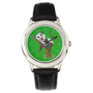 Niedliche Panda-Darstellung Armbanduhr