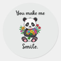 Niedliche Panda, die mich zum Lächeln bringt