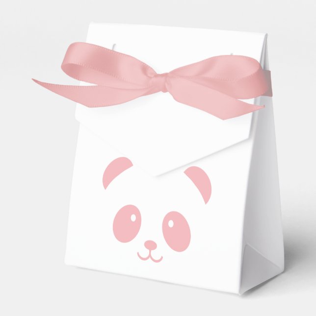 Niedliche Panda-Gefälligkeitsbox Geschenkschachtel (Vorderseite)