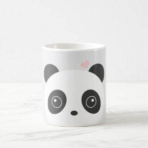 Niedliche Panda-Grau-Tasse Tasse