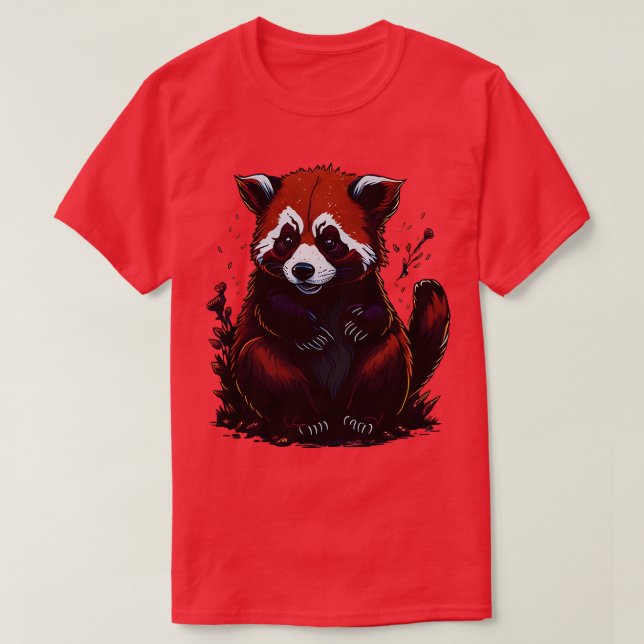 niedliche Panda-Hemden T-Shirt (Design vorne)