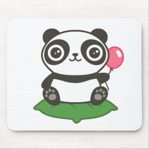 Niedliche Panda-Illustration Mousepad