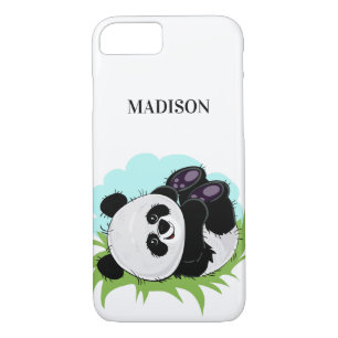 Niedliche Panda individuelle Name-Telefonfälle Case-Mate iPhone Hülle