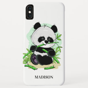 Niedliche Panda individuelle Name-Telefonfälle Case-Mate iPhone Hülle