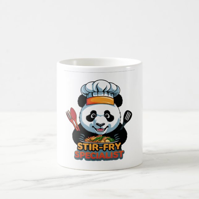 Niedliche Panda Koch Tasse - Stir-Fry-Spezialist f (Mittel)