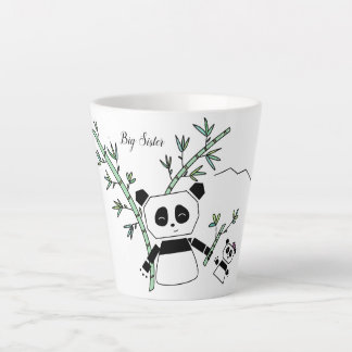 Niedliche Panda Latte-Tasse Milchtasse