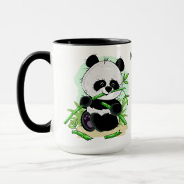 Niedliche Panda-Name-Tassen Tasse
