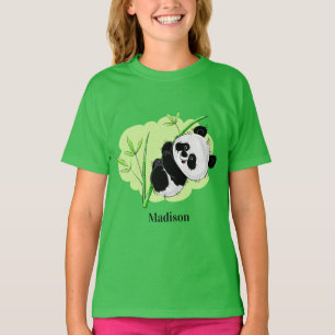 Niedliche Panda-Namekleidung T-Shirt