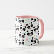 Niedliche Pandas-Tasse