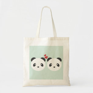 Niedliche Pandas Tragetasche