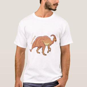 Niedliche Parasaurolophus-Dinosaurier-Cartoon-Abbi T-Shirt