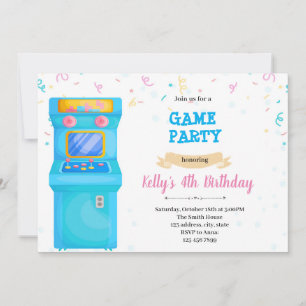 Niedliche Party Einladung