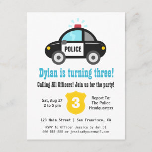 Niedliche Party Einladungen für den Kindergeburtst