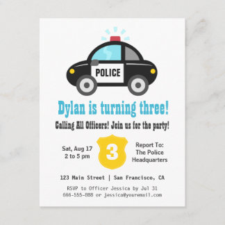 Niedliche Party Einladungen für den Kindergeburtst